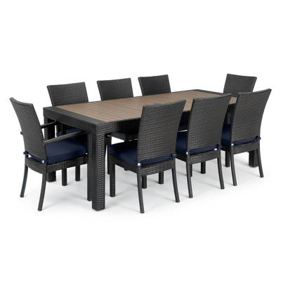 Castelli 9 Piece Sunbrella Dining Set With Cushions Reviews