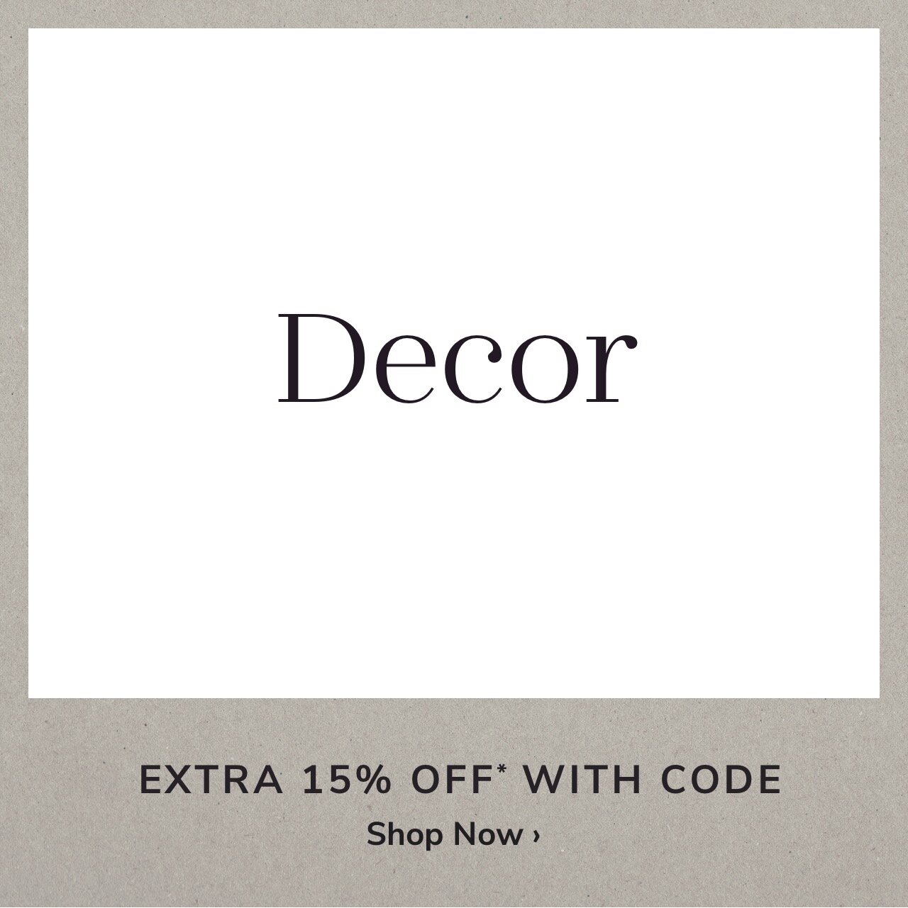 Decor Sale