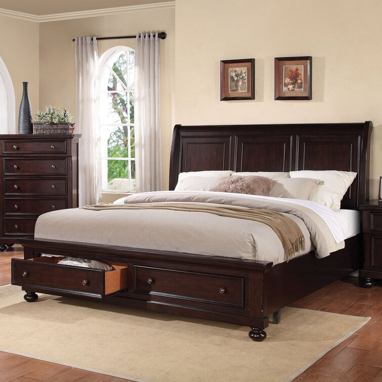 Darby Home Co Stewardson Storage Sleigh Bed & Reviews | Wayfair