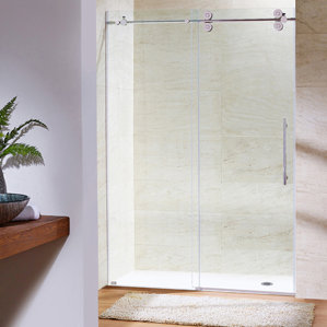 Frameless Sliding Shower Doors Tub shower & bathtub doors you'll love | wayfair Frameless Sliding Shower Doors Tub shower & bathtub doors you'll love | wayfair