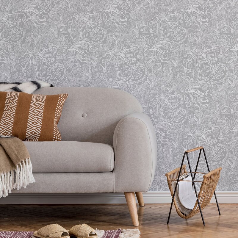 WallsByMe Textured Peel and Stick Wallpaper Panel | Wayfair