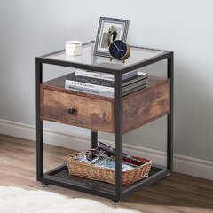 Glass Top Nightstands You Ll Love In 2020 Wayfair