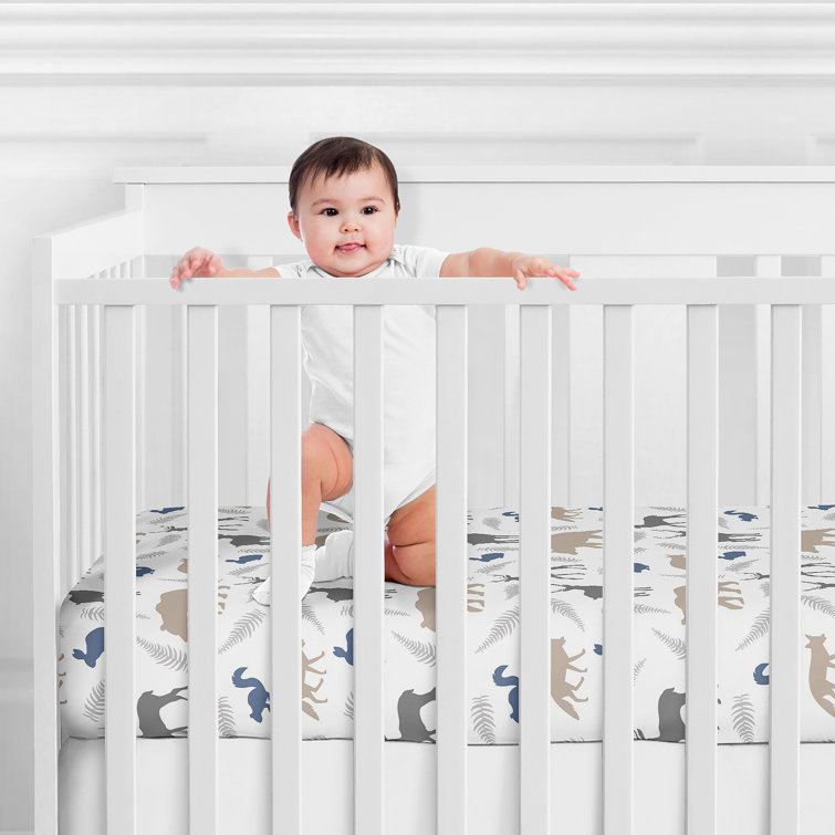 animal print cot sheets