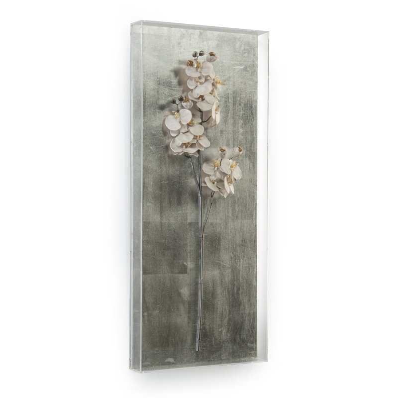 John Richard Silver Orchid Ii Wall Decor Wayfair