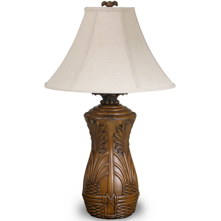 oak table lamp