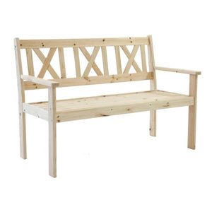 Gartenbank Evje aus Holz von Caracella