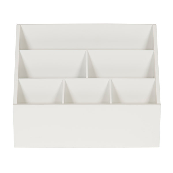 Rebrilliant Kate And Laurel Francesca Wood Wall Or Desk Organizer