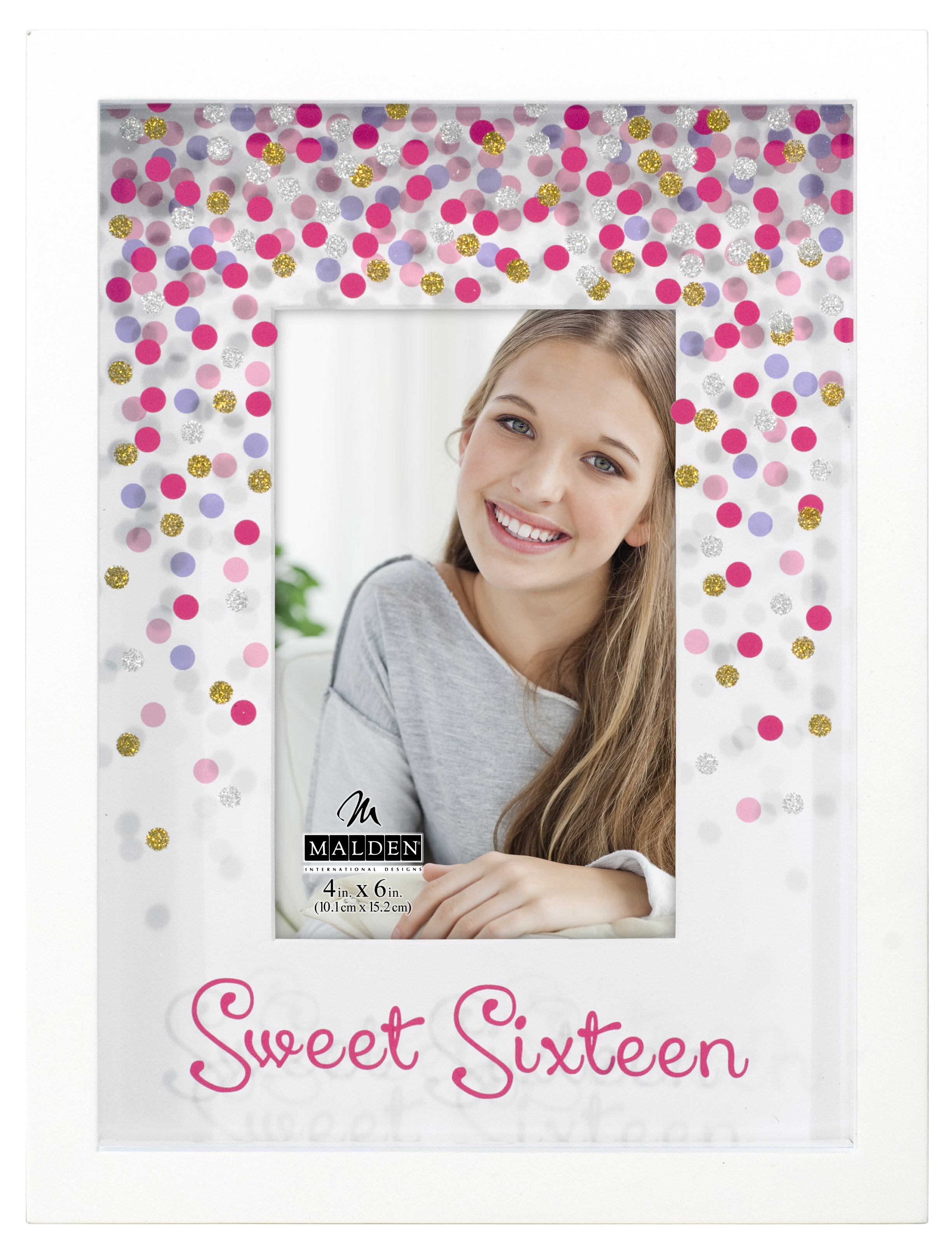 Sweet 16 Silver Plated Birthday Photo Frame 