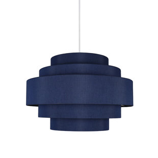 blue shade pendants you ll love wayfair