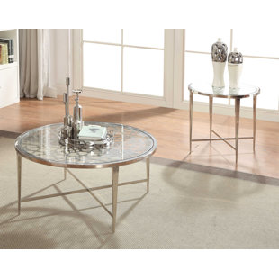 2 Piece Coffee Table Set by HomeRoots Discount