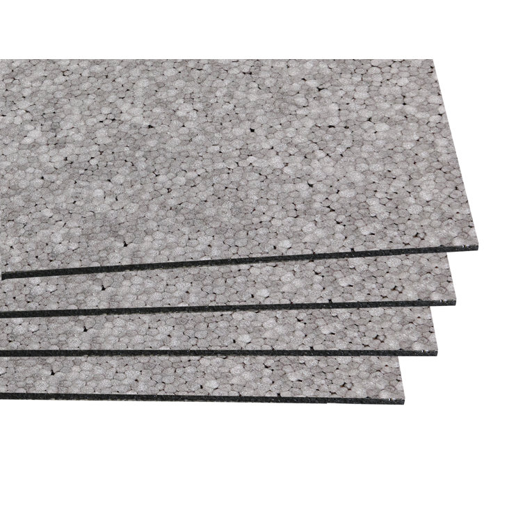 Warmlyyours Cerazorb Insulating Synthetic Cork Underlayment 2 X 2 12 Sheets 48 Sq Ft Wayfair