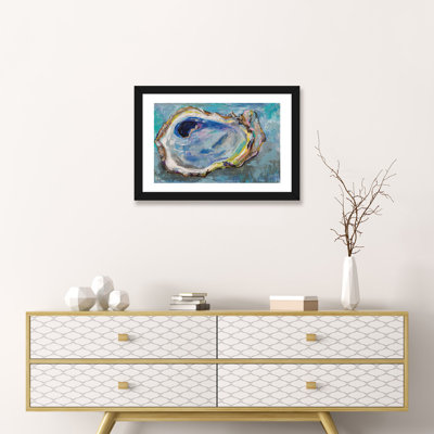 Oyster Two by Jeanette Vertentes - Wrapped Canvas Painting Print 26 x34 