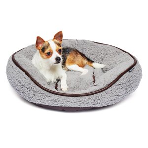 Sherpa Round Cuddler Pet Bed