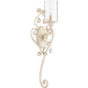Best Miley 1-Light Candle Wall Light By Ophelia & Co. Wall Lights Miley 1-Light Candle Wall Light By Ophelia & Co. Wall Lights