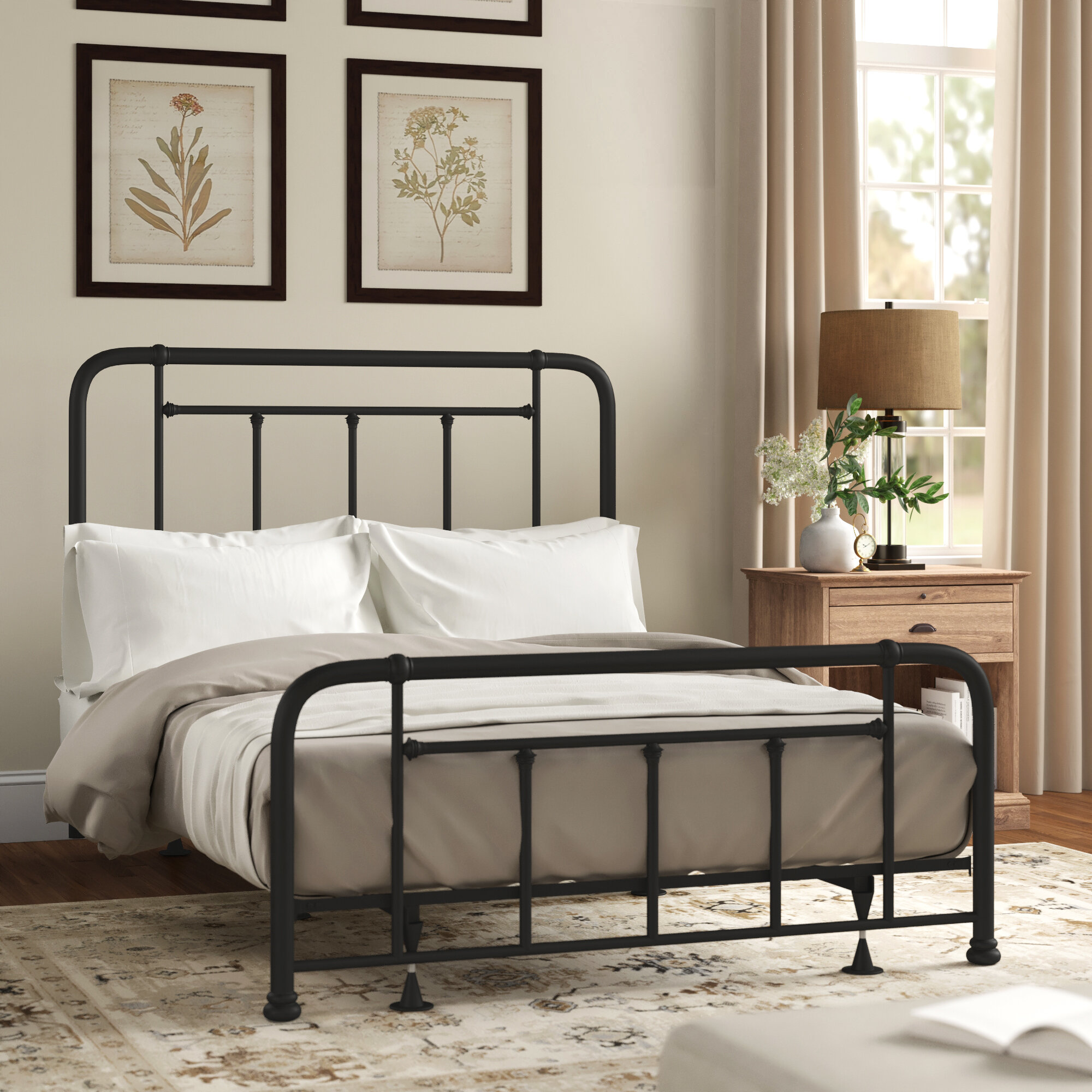 Gracie Oaks Accetta Low Profile Standard Bed & Reviews | Wayfair