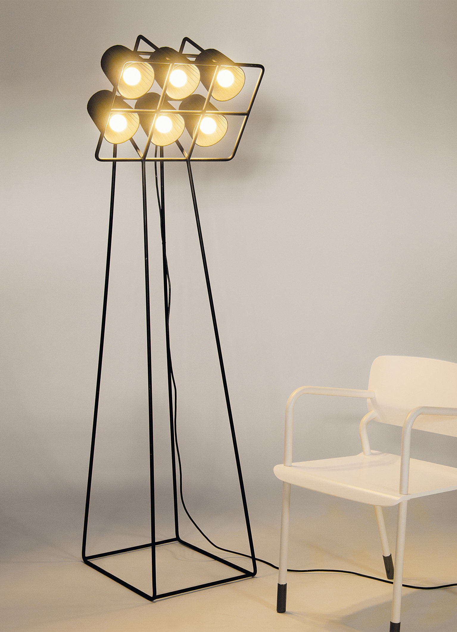 multi lamp floor lamp