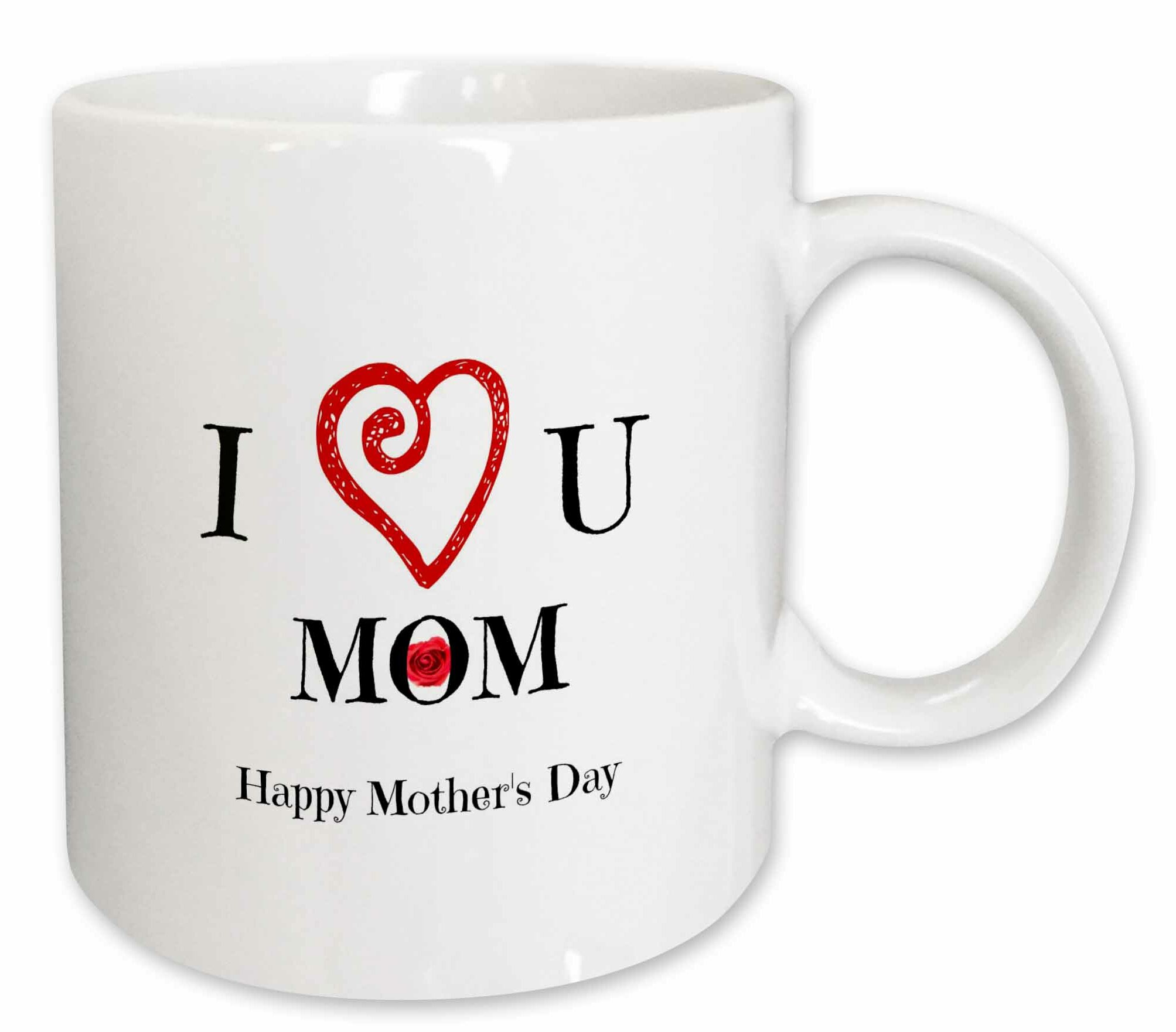 3drose I Love You Mom Happy Mothers Day Saying Coffee Mug Wayfair