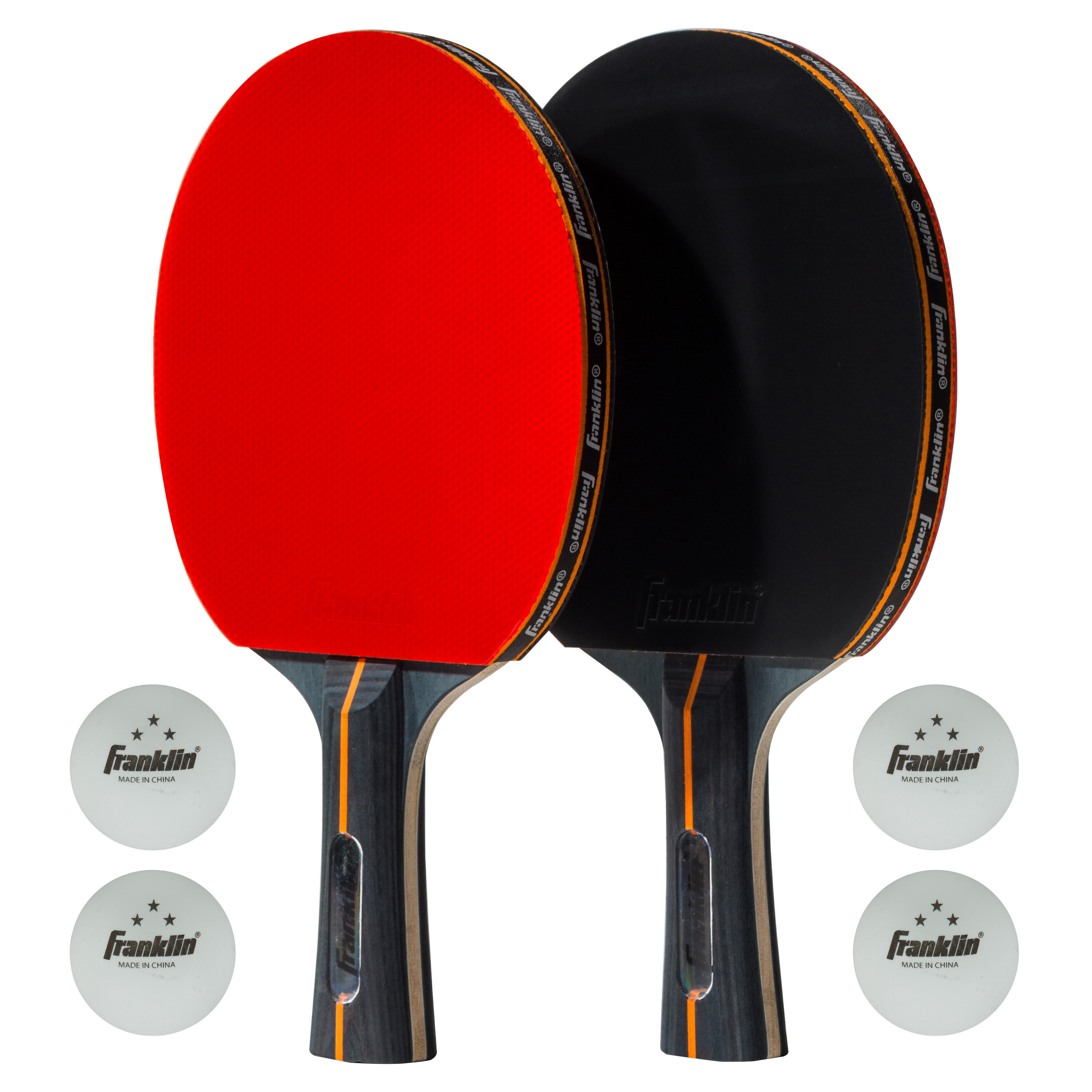 Table Tennis Racket Paddle Pro Carbon Ping Pong Tournament Play Sport Rubber Red 
