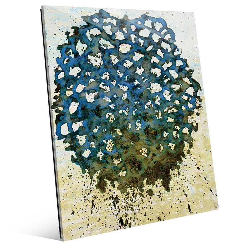Click Wall Art Ball Of Energy Abstract Painting Print On Glass