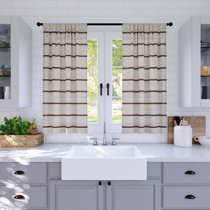 Striped Valances Kitchen Curtains You Ll Love In 2021 Wayfair