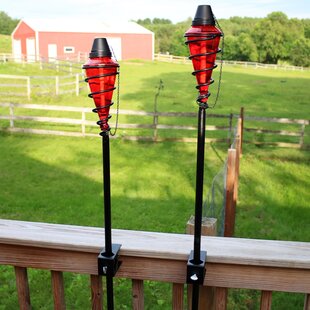 citronella torches for deck railing