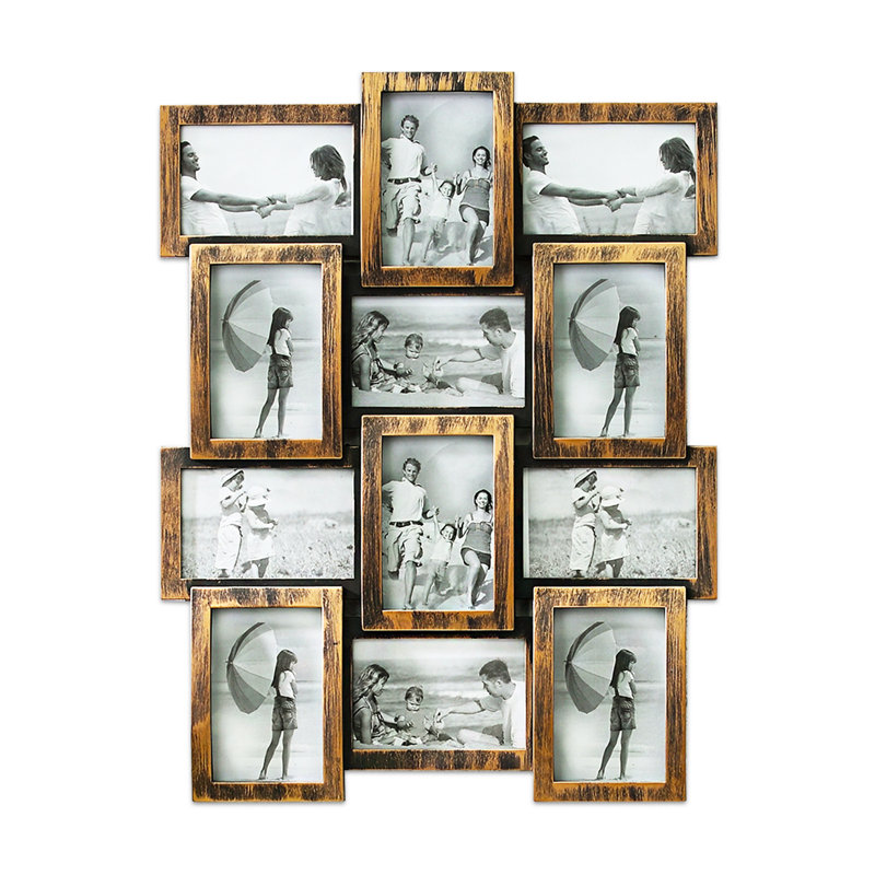 Douthitt Gallery Style Wall Hanging 12 Opening Photo Sockets Picture Frame