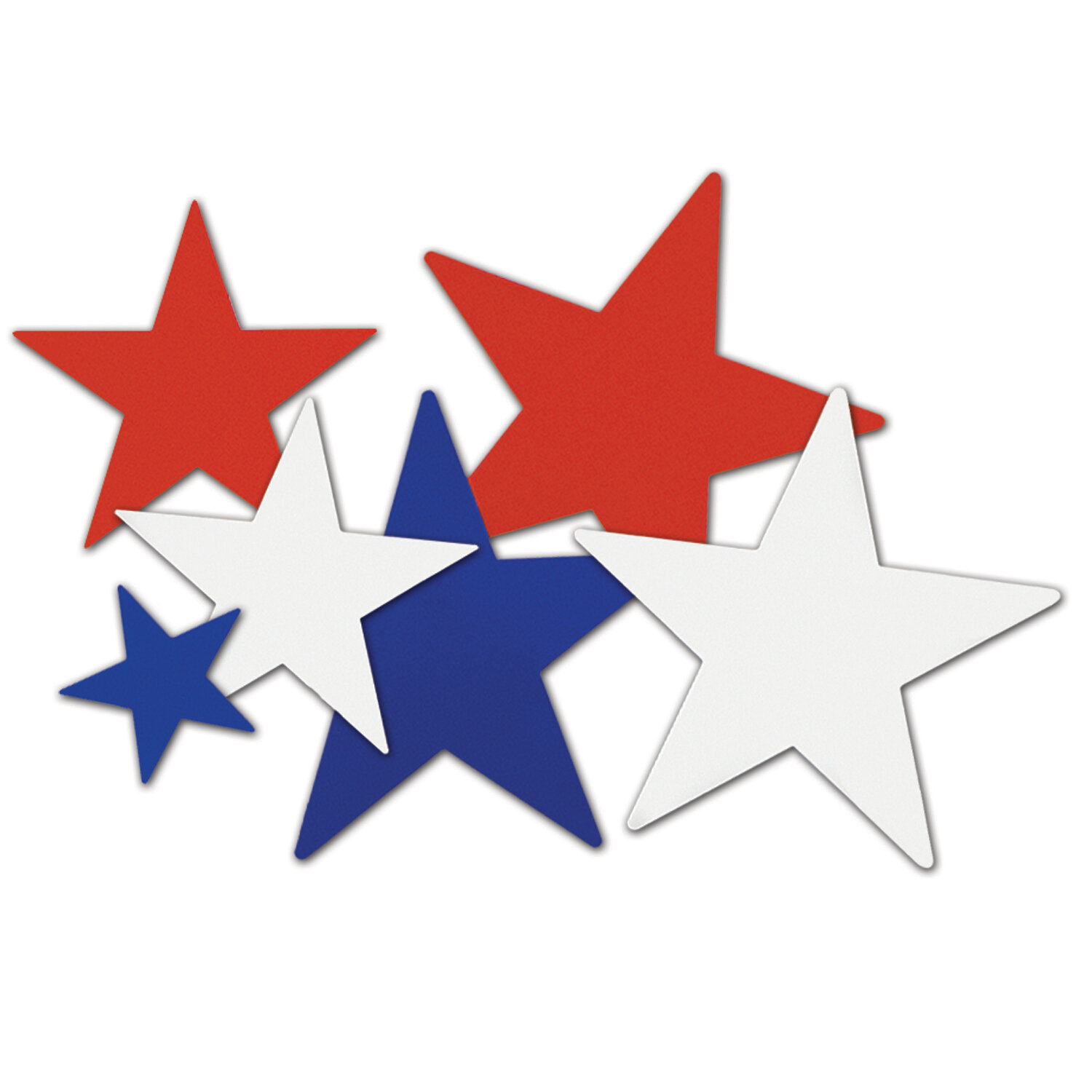 The Holiday Aisle® Patriotic Star Cutouts Set | Wayfair