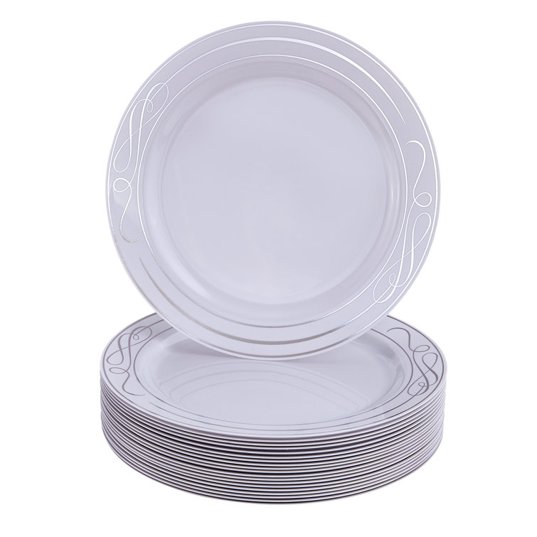 plastic throw away plates