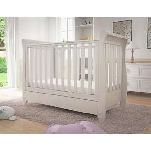 savannah sleigh cot bed