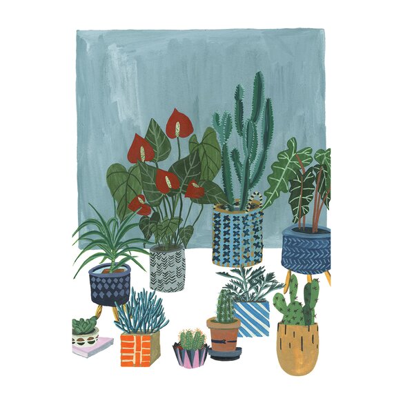 East Urban Home 'A Portrait of Plants I' Painting | Wayfair