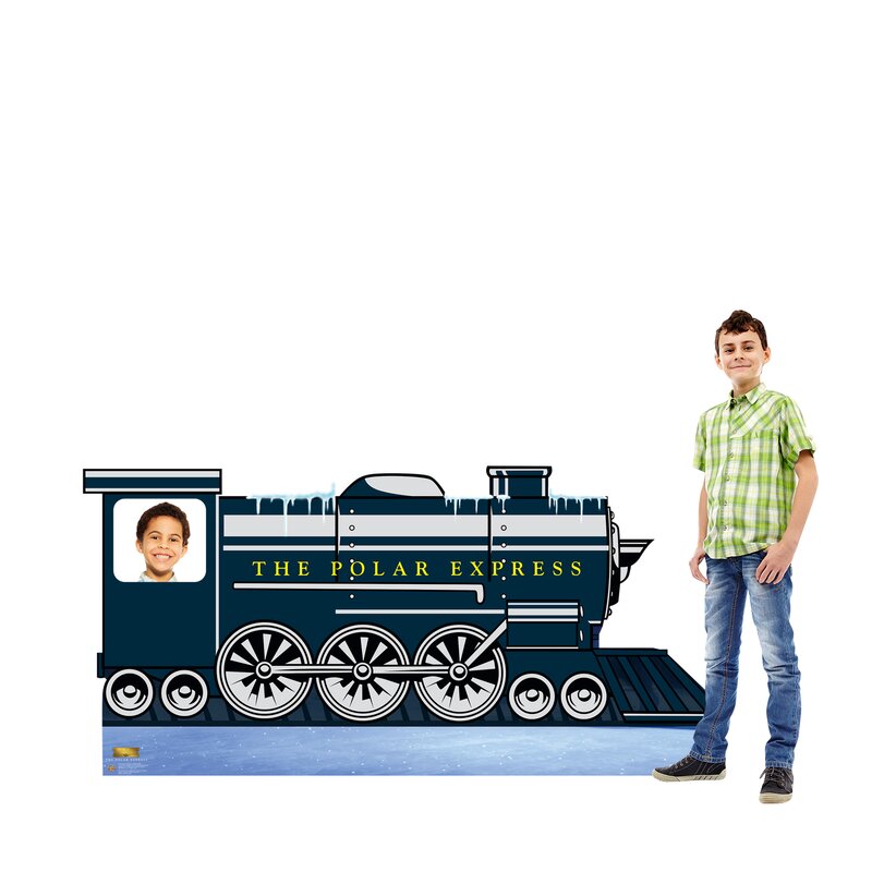 polar express train cardboard