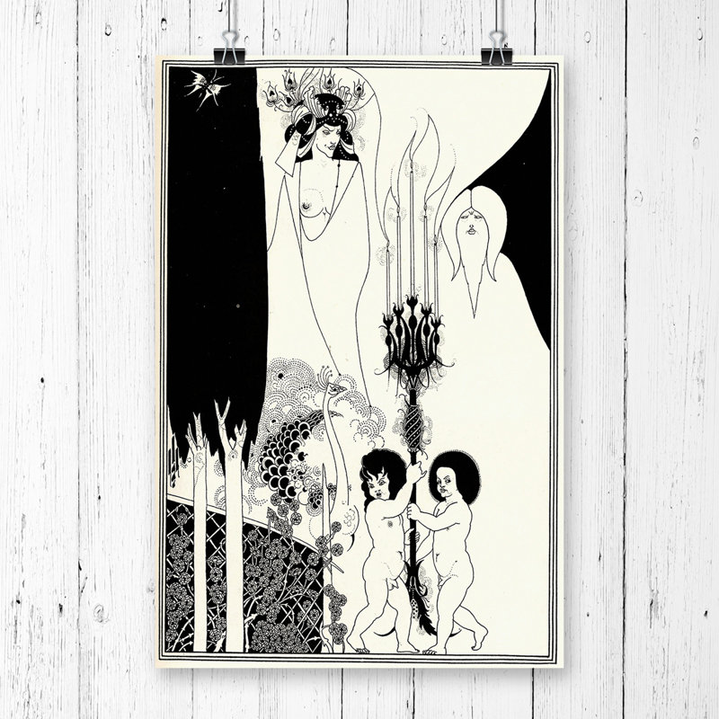 East Urban Home 'The Eyes of Herod' by Aubrey Beardsley Graphic ...
