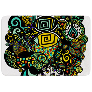 Multicolor Life by Pom Graphic Design Bath Mat