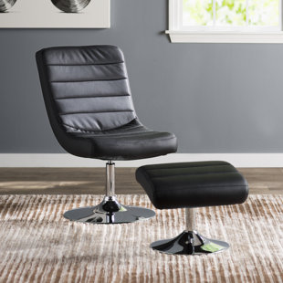 Go to store & view more images Orren Ellis Oberg Swivel Lounge Chair and Ottoman