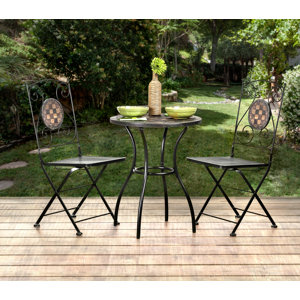 Marian Folding Patio Dining Chair (Set of 2)
