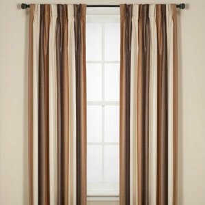 Dupioni Lafayette Lined Single Curtain Panel