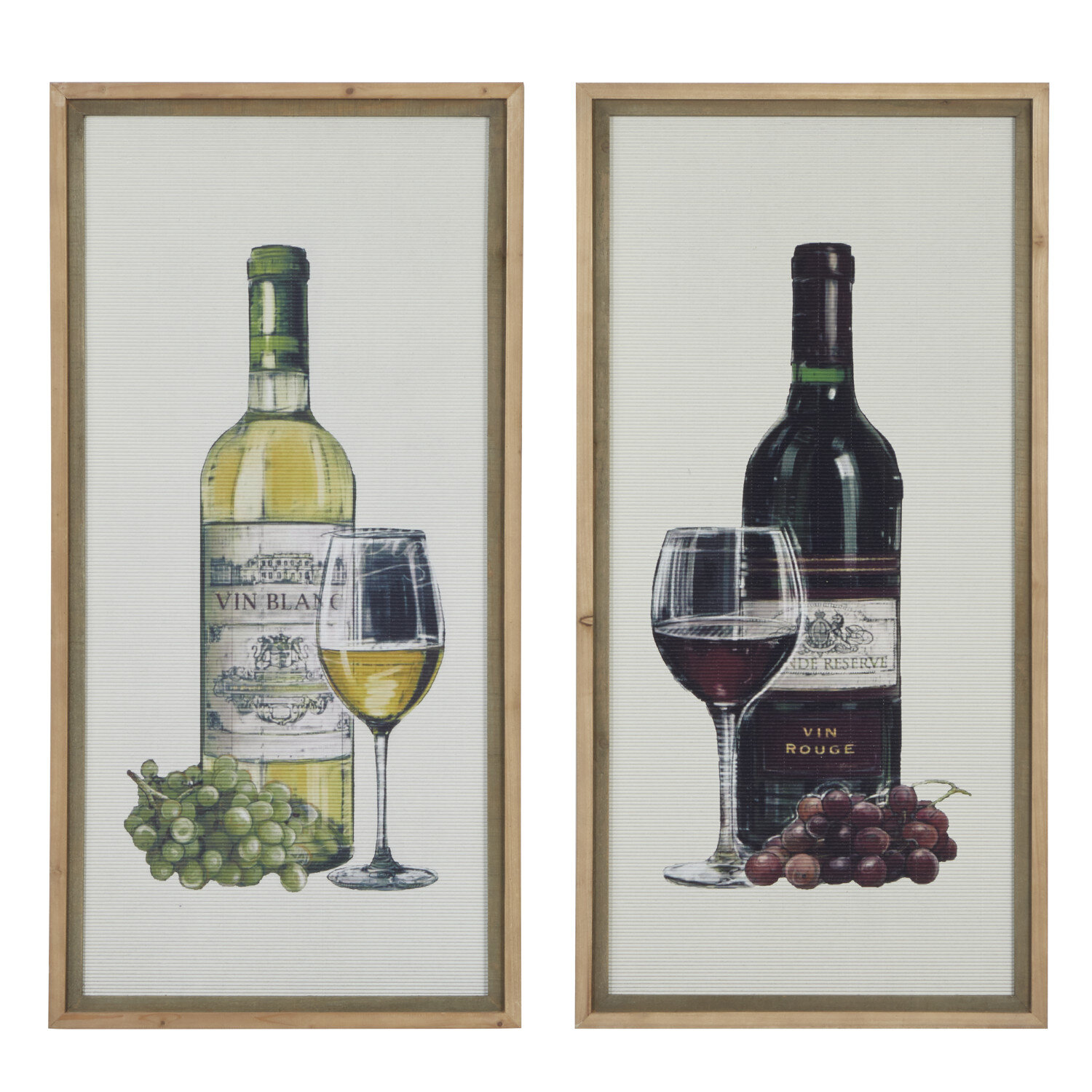 Two-Piece Wine Artwork