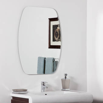 Ebern Designs Stickel Frameless Beveled Accent Mirror Wayfair