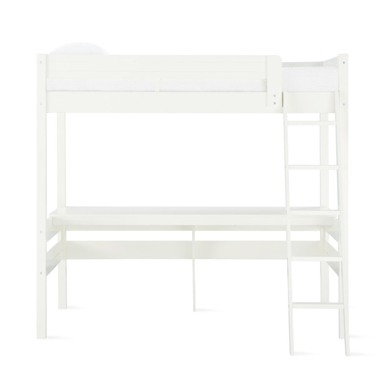 loft bed with benches and table