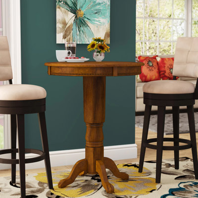 (incomplete box 2 of 2)Adelaida 30.25" L Round Solid Wood Table
