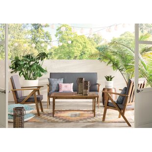 View Morley 4 Piece Sofa Set with