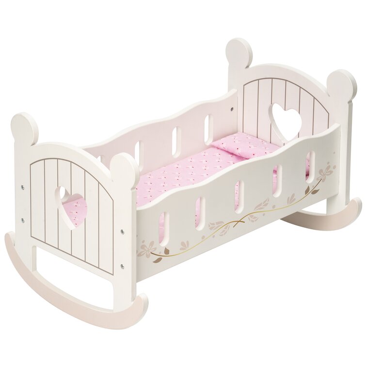 Baby Toddler Fun Play Pretend Furniture Crib Bed for Reborn Dolls Supplies