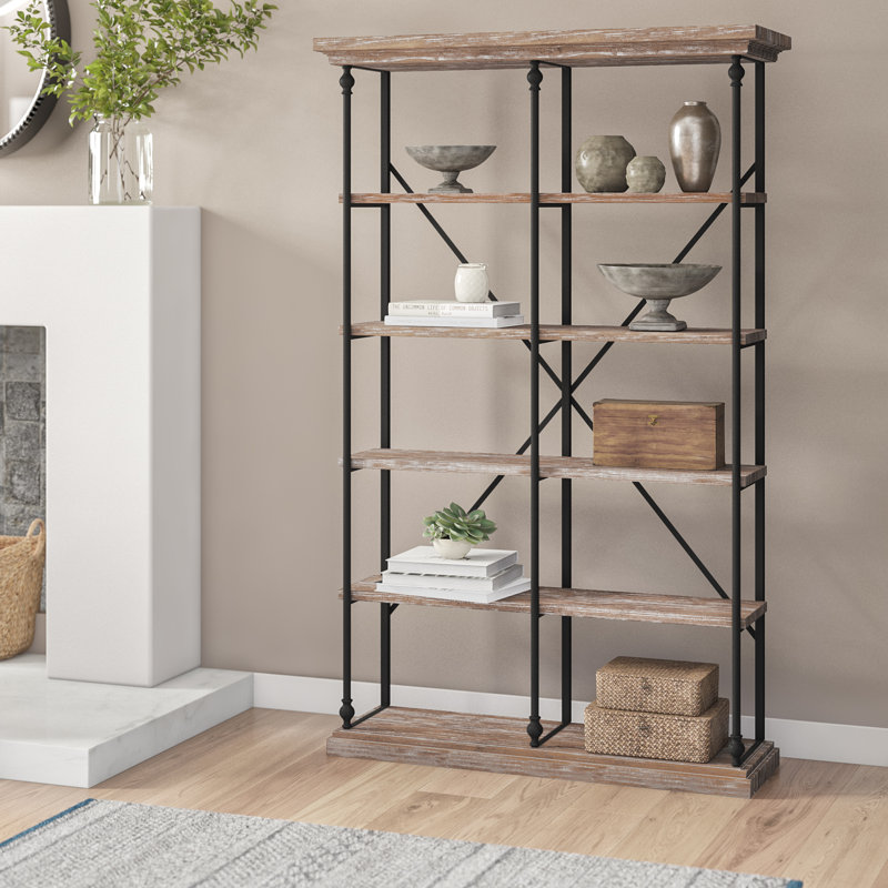Laurel Foundry Modern Farmhouse Celestia Etagere Bookcase