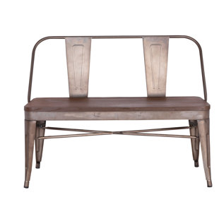 Go to store & view more images Williston Forge Goza Metal Bench