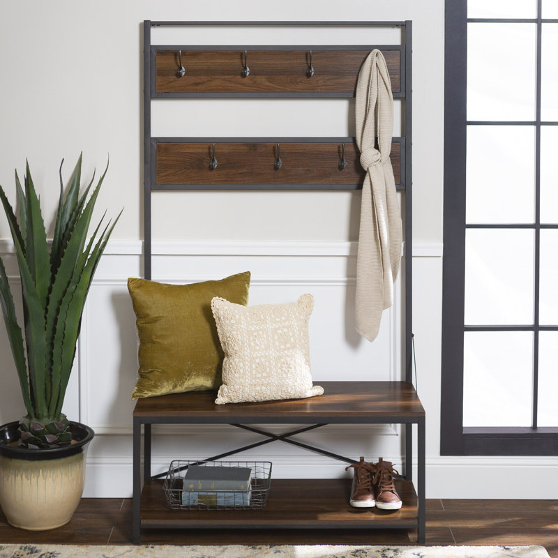 Laurel Foundry Modern Farmhouse Jannie Hall Tree Bench And Shoe Storage Reviews Wayfair