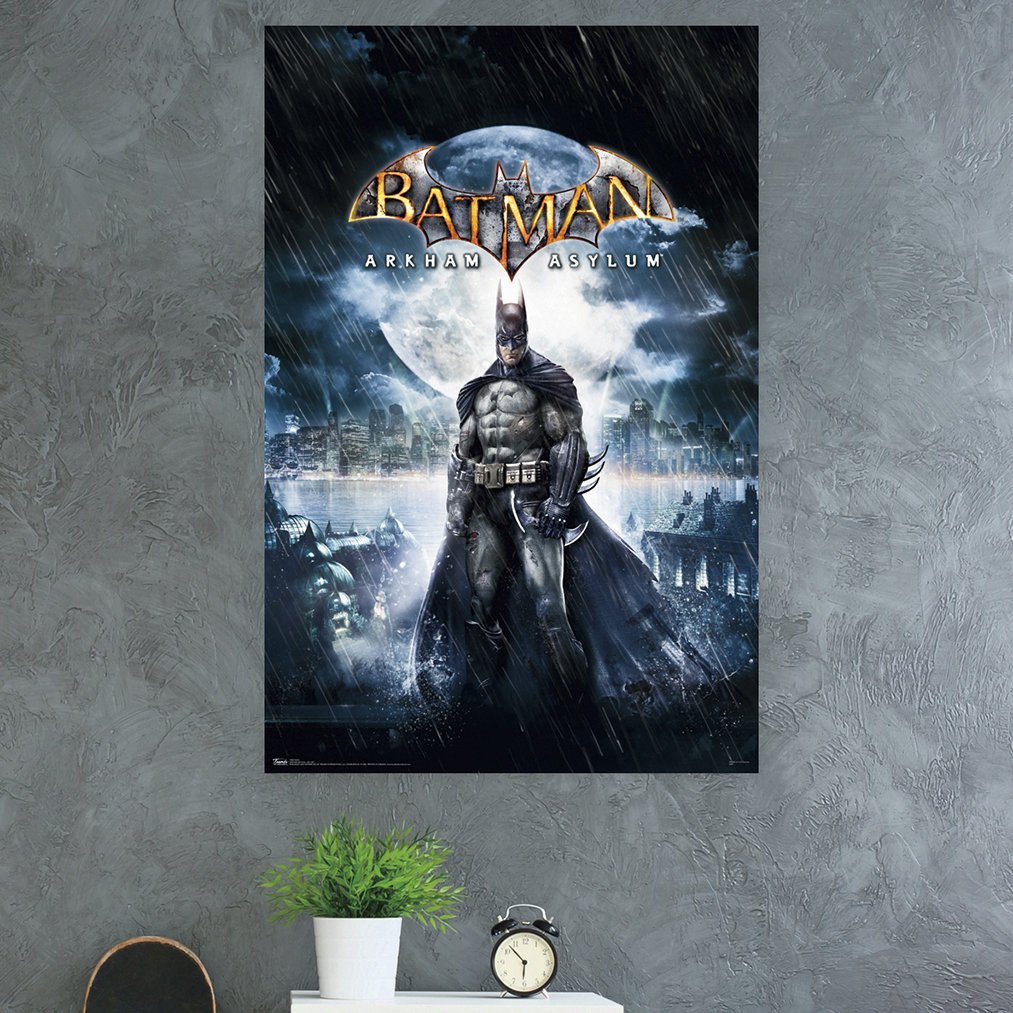Trends International Arkham Asylum - Key Art Paper Print | Wayfair