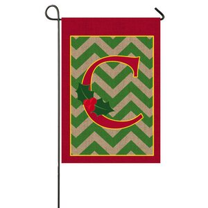 Holy Monogram Garden Flag