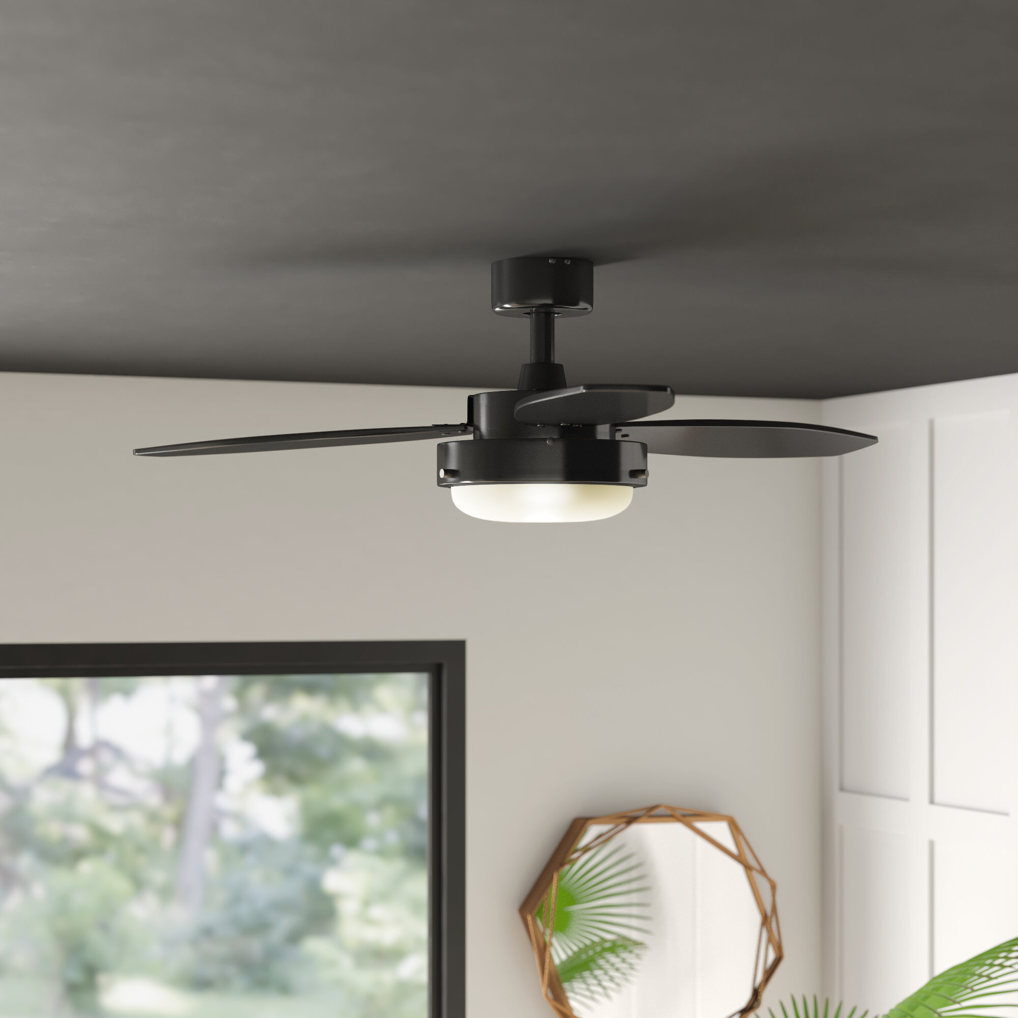 Mercury Row 42 Corsa 3 Blade Ceiling Fan Light Kit Included