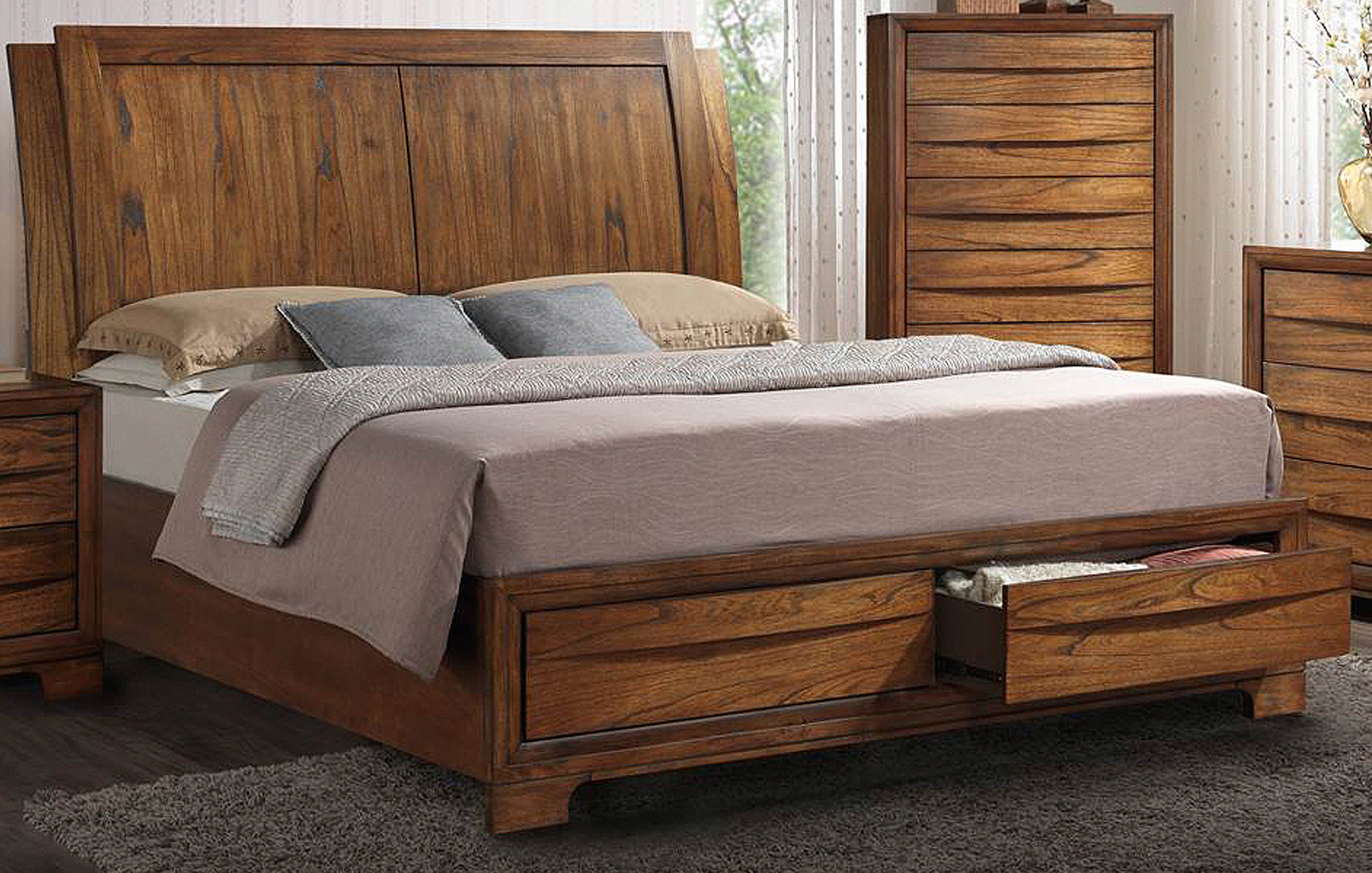 Loon Peak Cotswald Queen Storage Sleigh Bed Wayfair
