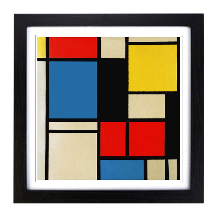 Big Box Art Piet Mondrian - Picture Frame Graphic Art | Wayfair.co.uk